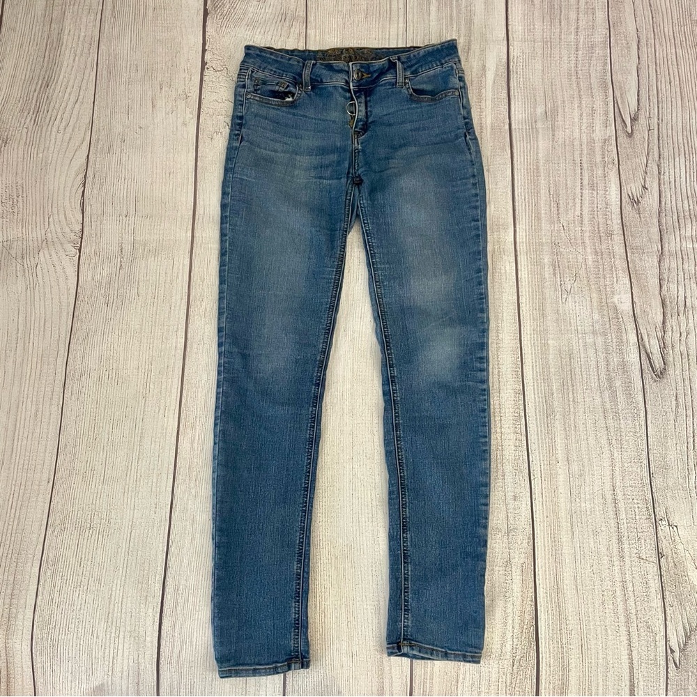 WAX JEAN Women’s Junior’s Classic Skinny Low Rise Y2K Skinny Jeans Size 9